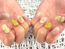 〇イエローレモンネイル