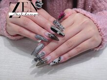 ゼン ネイル デザイン 池袋(ZEN NAIL DESIGN)/* 長 さだしやり放題×つけ放題
