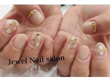 ジュエルネイルサロン(Jewel)/ワンカラー＋アート