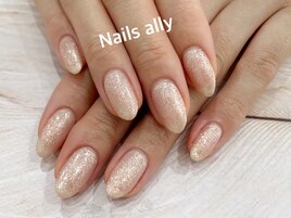 お上品ラメ×ワンカラー