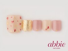 ネイルサロンアビー 北千住店(abbie)/押し花フット　￥11946