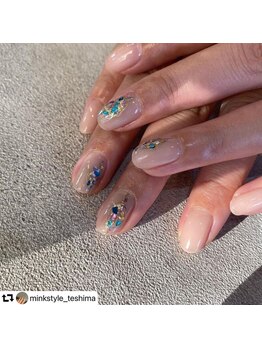 ミンクスタイル 浜松町店/ガラスネイル