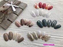 ユウネイル(YOU由NAIL)の雰囲気（店内50種類以上ある定額サンプルデザイン）