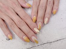 ネイル ビューティーマジック 葛西本店/キラキライエローネイル