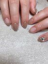 ほうじ茶ネイル ラテ 担当太田
