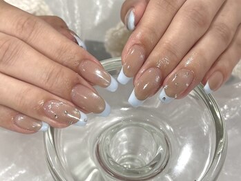 パステルブルーフレンチ☆