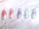 アクアネイル(AQUA Nail)の写真/シンプルだけど可愛らしいデザイン♪定額でデザインも豊富◎飽きのこない手元で気分ＵＰ！