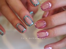 エン ダイカンヤマ(En'e daikanyama)/ホロ囲みネイル[ジェルネイル]