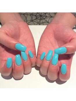 アイネイル 小倉(ai nail)の写真/【オフなし/カラー100色以上★ジェルネイルワンカラーorラメグラ4000円】トレンドカラーで指先をお洒落に♪