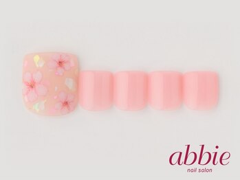 ネイルサロンアビー 北千住店(abbie)/フット桜ネイル2020 ¥10868