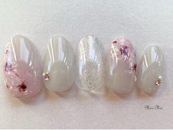 パラジェル認定サロン メールメール 池袋店(MereMer)/押し花ネイル