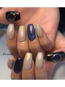 エムズネイル サベージ(M's nails Savage)/大人気マグネットネイル☆