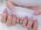 チークネイル 定額ネイル