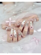 マミーフルール(Mamie fleur)/レオパードネイル*