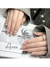 オーラネイル(Aura Nail)/3Dフラワーネイル