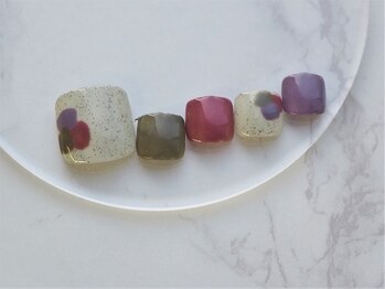 カトルナフ(quatre fois neuf)/こっくり秋カラーアートフット