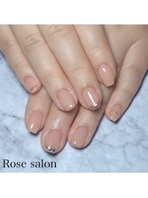 トータルビューティーローズ(Rose)/ミラー&ガラスフレンチネイル