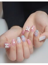 サムズアップネイル(thumbs up nail)/ハンド自由デザイン