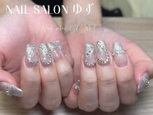 ゆず/定額コース/ハートネイル