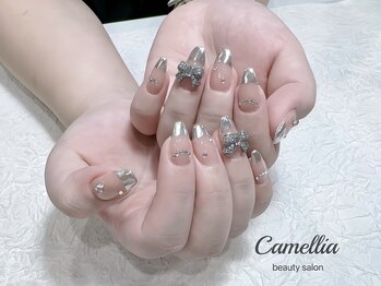 カメリア(Camellia)/ハンドジェルネイル/フィルイン