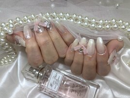 【Miyu】オーロラホワイトネイル