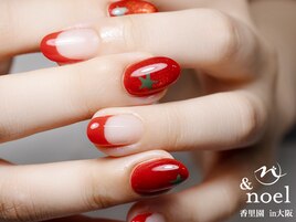 トマトカラー マグネットネイル