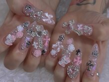 リンネイル 新大久保店(Rin Nail)/#待ち込みデザインOK　#付け放題
