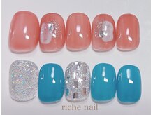 リッシュネイル 新百合ヶ丘店(riche nail)/シンプルアートコース