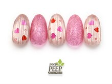 ピッピ 白金台店(peep PEEP)/2026年バレンタインネイル-8