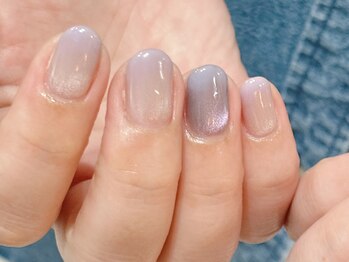 ナンバーネイル 立川(N゜Nail)/ぷるマググラデ シンプルネイル