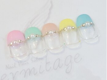 ネイルケアサロンエルミタージュ/40分時間制シルバーコース♪