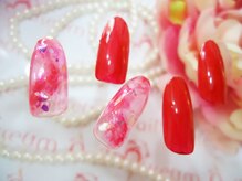 ネイルミュージアム(Nail Museum)/【春】タイダイネイル　¥350～