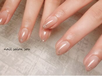 ネイルサロン ソウ 心斎橋店(Nail Salon Sou)/simpleグラデーション♪