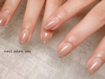 Simpleグラデーション Pg ネイルサロン ソウ 心斎橋店 Nail Salon Sou のフォトギャラリー ホットペッパービューティー