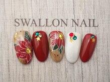 スワロンネイル(SWALLON NAIL)/１１・１２月定額ネイル