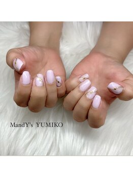 マンディーズ(MandY's)/定額デザイン/パープル/ポイント