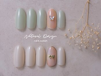 ナチュラルデザイン 品川本店(Natural Design)/ワンポイントArtネイル/本田