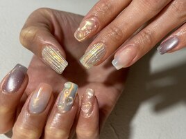 90minつけ放題/シンプルベージュ