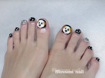 ブラソンネイル(Blossom nail)/3Dネイル　フット