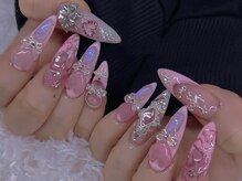 リンネイル 新大久保店(Rin Nail)/#待ち込みデザインOK　#付け放題