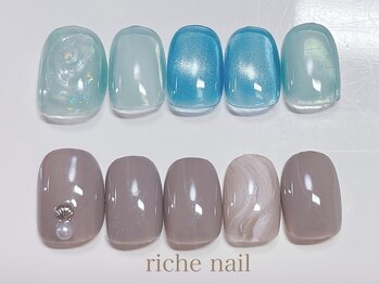 リッシュネイル 新百合ヶ丘店(riche nail)/シンプルアートコース