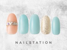 ネイルステーション 大船ルミネウィング店(NAIL STATION)/大人フェミニン／パラジェル