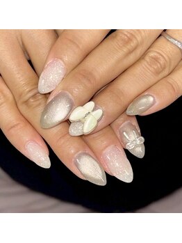 マグネット/バタフライネイル