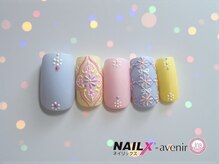 ネイリックス アヴェニール(NAILX avenir)/パステルフラワー