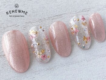 レニューム 祖師ヶ谷大蔵店(RENEWME)の写真/《マンスリートレンドデザイン》は毎月10種類以上リリース♪7900円/8900円/9900円プランより選択☆