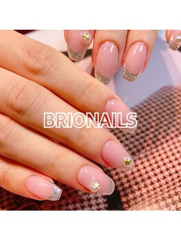 ブリオ ネイルズ(Nail BRIO NAILS)/パールラメフレンチ