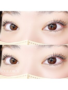 カラーズ ネイル アンド アイ(COLOR'S NAIL&EYE)/オーダーメイドまつ毛パーマ