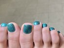 foot ラメ