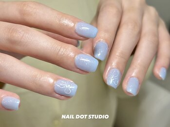 ネイルドットスタジオ 堺筋本町(NAIL DOT STUDIO)/シンデレラワンカラー
