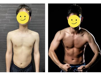 エムビーエルフィットネス 本陣亀島店(MBL.fitness)/お客様の変化【20代男性】